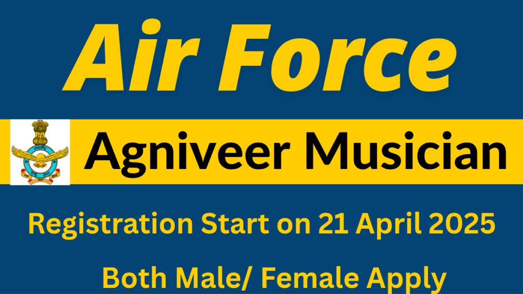IAF Agniveervayu Musician Recruitment 2025