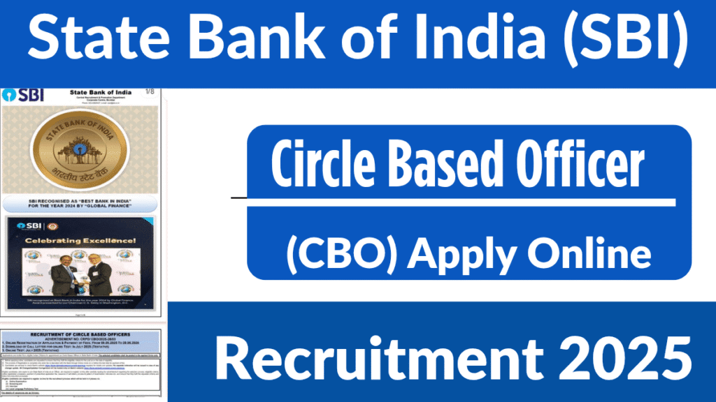 SBI CBO Recruitment 2025