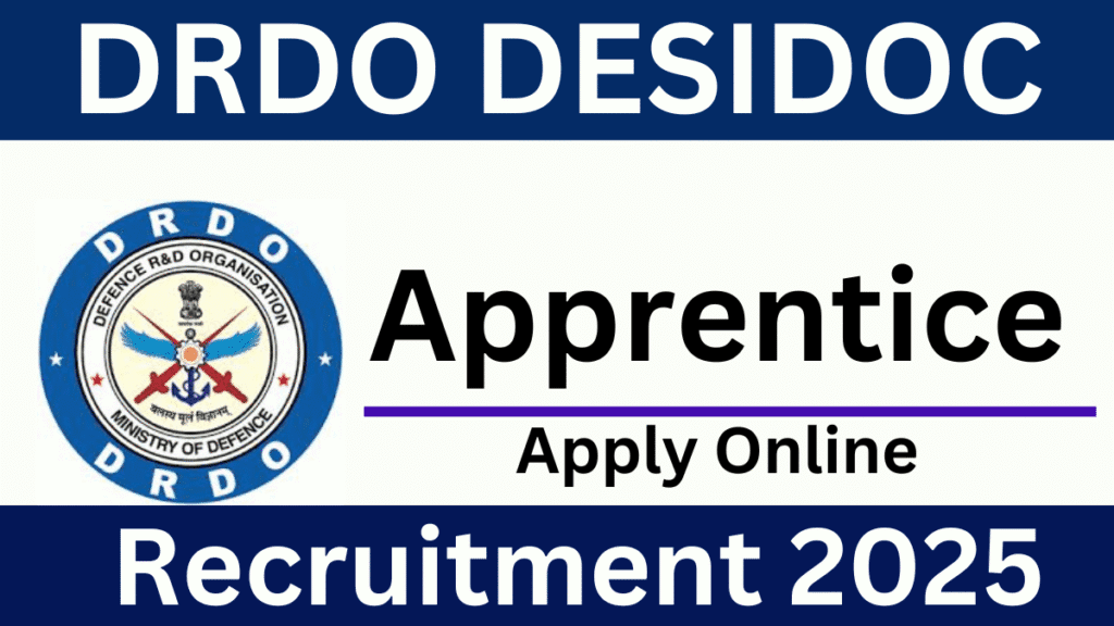 DRDO DESIDOC Apprentice Recruitment 2025